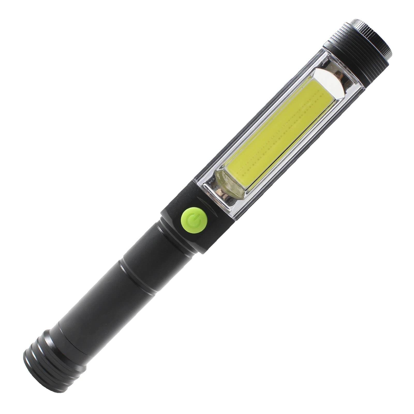 LitezAll 400 Lumen COB LED Jumbo Pen Light with Flashlight